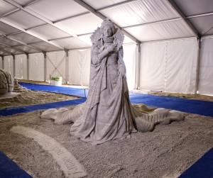 The solo victor at last year's Neptune Festival Sandsculpting Competition. Photo from Virginia Beach Neptune Festival. 