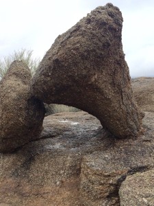 Some of the rock formations look like giant mushrooms. Photo by Sheldon Clark.