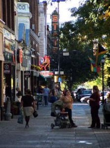 Downtown Ithaca. Photo from Ithaca CVB