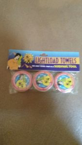 Three pack of Lightload hand towels.