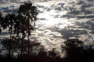 Nightfall in Zambia, when it gets very very cold. Photo by Damien Fimenich, on flickr.