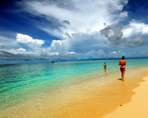 Sipadan Island, Sabah, East Malaysia, might be a nice place to recover from surgery. 