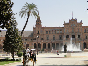 Seville, Spain's, Plaza de Espana. Photo from Seville Tourism. 