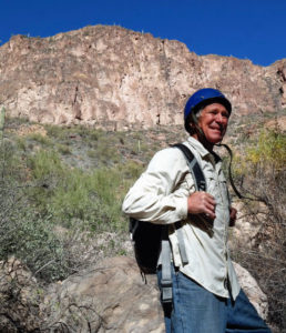 A boomer goes backpacking in Aria's Superstition Mountains. Photo from southwestdiscoveries.com