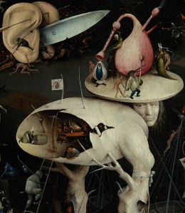 Detail from Bosch's Garden of Earthly Delights.