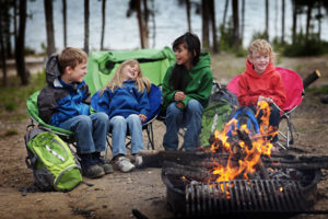 Kids love a campfire -- make sure you bring provisions for s'mores
