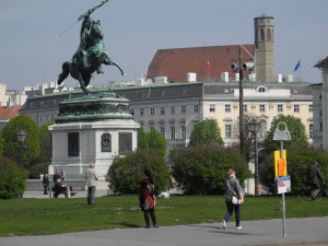 Vienna is a Baroque city of statues and monuments. Photo by Clark Norton.