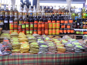 Inside the Covered Market, Fort-de-France, Martinique.  Photo by Catharine Norton