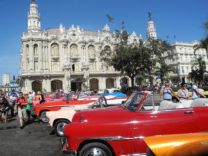 Classic cars in Havana, Cuba --will Americans be allowed to see them? Photo by Clark Norton