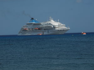 The Celestyal Crystal is small enough to enter ports that larger ships cannot. Photo by Clark Norton