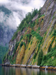 Misty Fjords is a popular scenic excursion along the Inside Passage. Photo by Clark Norton