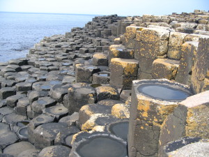 The Giant's Causeway is like a stepping stone bridge to Scotland.