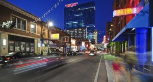 Greektown at night. Photo by Vito Palmisano.