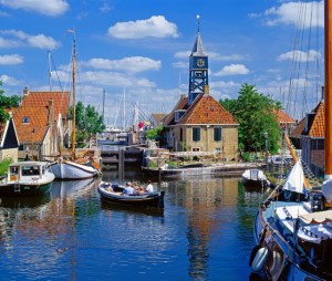 You can bicycle along this canal with VBT. Photo from VBT Bicycling and Walking Vacations. 