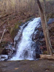 One cascade of towering Crabtree Falls. Photo by Lia Norton