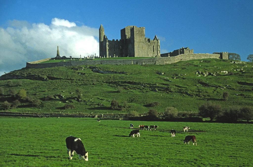 Ireland's Cashel Rock, also known as St. Patrick's Rock, in County Tipperary, Ireland. Photo by Dennis Cox/ WorldViews.