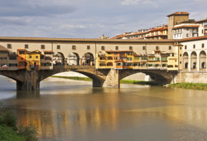 Florence's Ponte Vecchio, medieval bridge over the Arno River. Photo by Dennis Cox/WorldViews