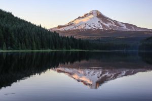 Mt. Hood with lake view. Photo by Bill Bens.