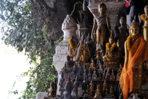 Laos' Pak Ou Caves are a site for Mekong River-based meditation. Photo from Travel Laos. 