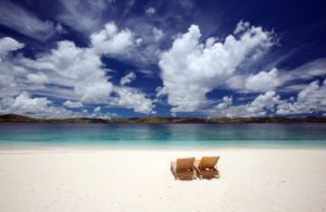 A beach on Palawan, perfect for flip flops. Photo from Philippines Department of Tourism. 