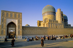 Samarkand's Registan Square in Uzbekistan. Photo by Dennis Cox/WorldViews