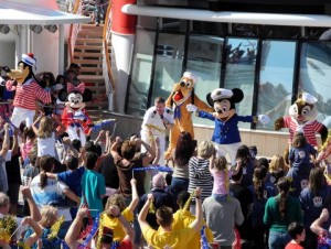 Sailaway from Seattle on the Disney Wonder. Photo by Clark Norton 