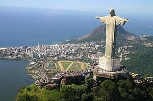 Christ the Redeemer Statue overlooks all of Rio from Corcovado mountain. Photo from riodejaneiro.com. 