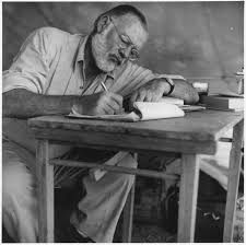 Hemingway again, in later years. 