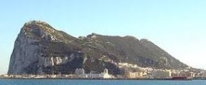 The Rock of Gibraltar was one of the ancient Pillars of Hercules. 