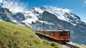 You can ride narrow gauge railways through the Swiss Alps. Photo from Swiss Travel System.