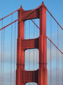 Golden Gate Bridge tower, San Francisco -- a must-see in the City by the Bay. Photo by Ian Klein/Dreamstime Stock Photos