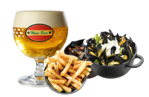 Leon de Bruxelles serves all you can eat moules (mussels). 