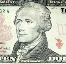 Alexander Hamilton cuts a dashing figure on the U.S. ten dollar bill. 