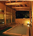 Many ryokans -- traditional inns -- offer public baths. Photo from Japan National Tourism 