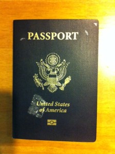 First step to traveling abroad: get a passport. 