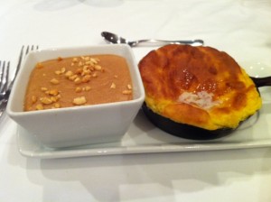 Peanut soup and spoonbread at the Hotel Roanoke. Photo by Clark Norton