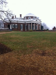 Monticello -- Jefferson's home, which appears on the U.S. nickel coin. Photo by Clark Norton