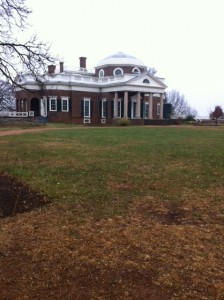 Monticello, Thomas Jefferson''s home, is just outside Charlottesville and one of its prime attractions. Photo by Clark Norton