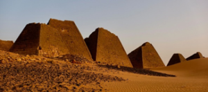 Sudan is said to have more pyramids than Egypt. Photo from Corinthia Hotel Khartoum. 